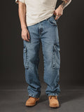 BAGGY GIANT POCKET SNOW BLUE