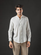 CAMISA DE LINO OTTO MARFIL