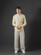 CAMISA DE LINO OTTO AMARILLO