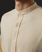 CAMISA DE LINO OTTO AMARILLO