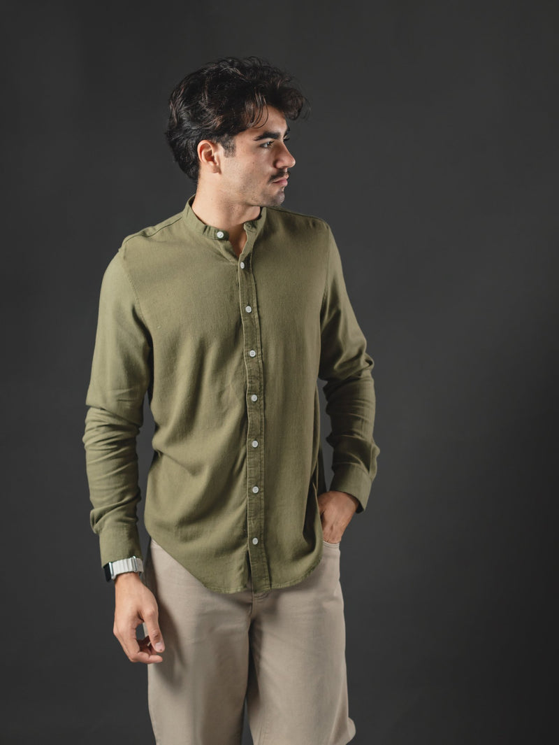 CAMISA DE LINO OTTO GREEN