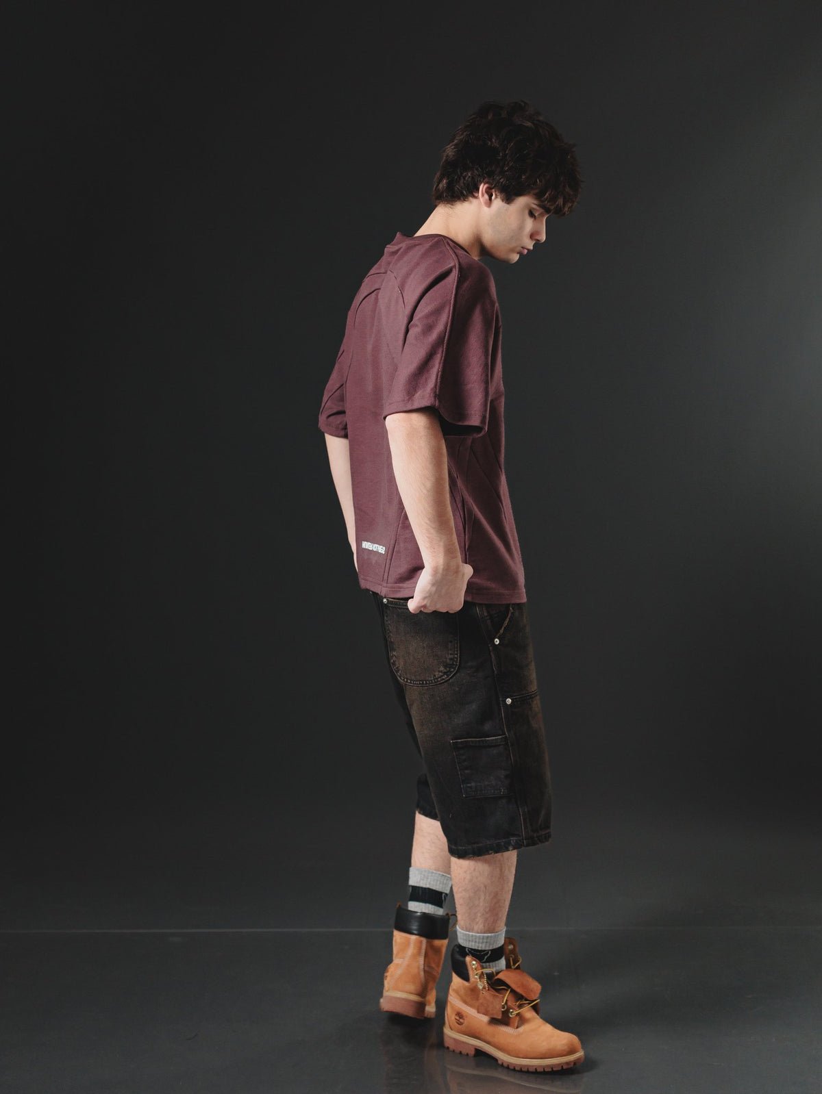 OVERSIZE REDENTOR DISTURBE CUT BROWN