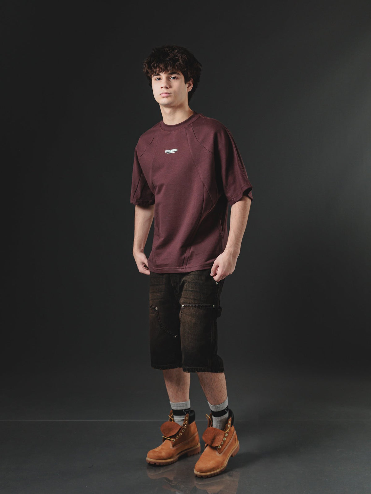 OVERSIZE REDENTOR DISTURBE CUT BROWN