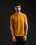 REMERA POLO OTTO BASIC MUSTARD