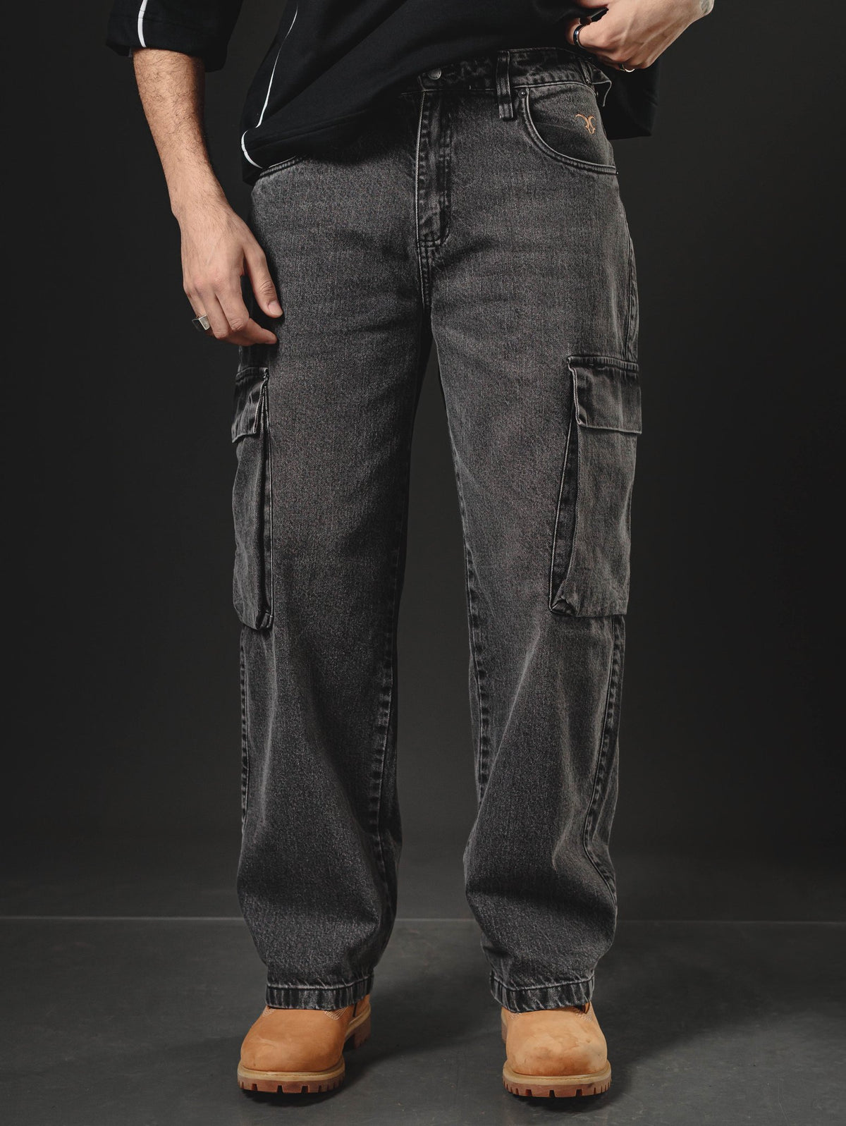 BAGGY GIANT POCKET  GREY  INTENSE