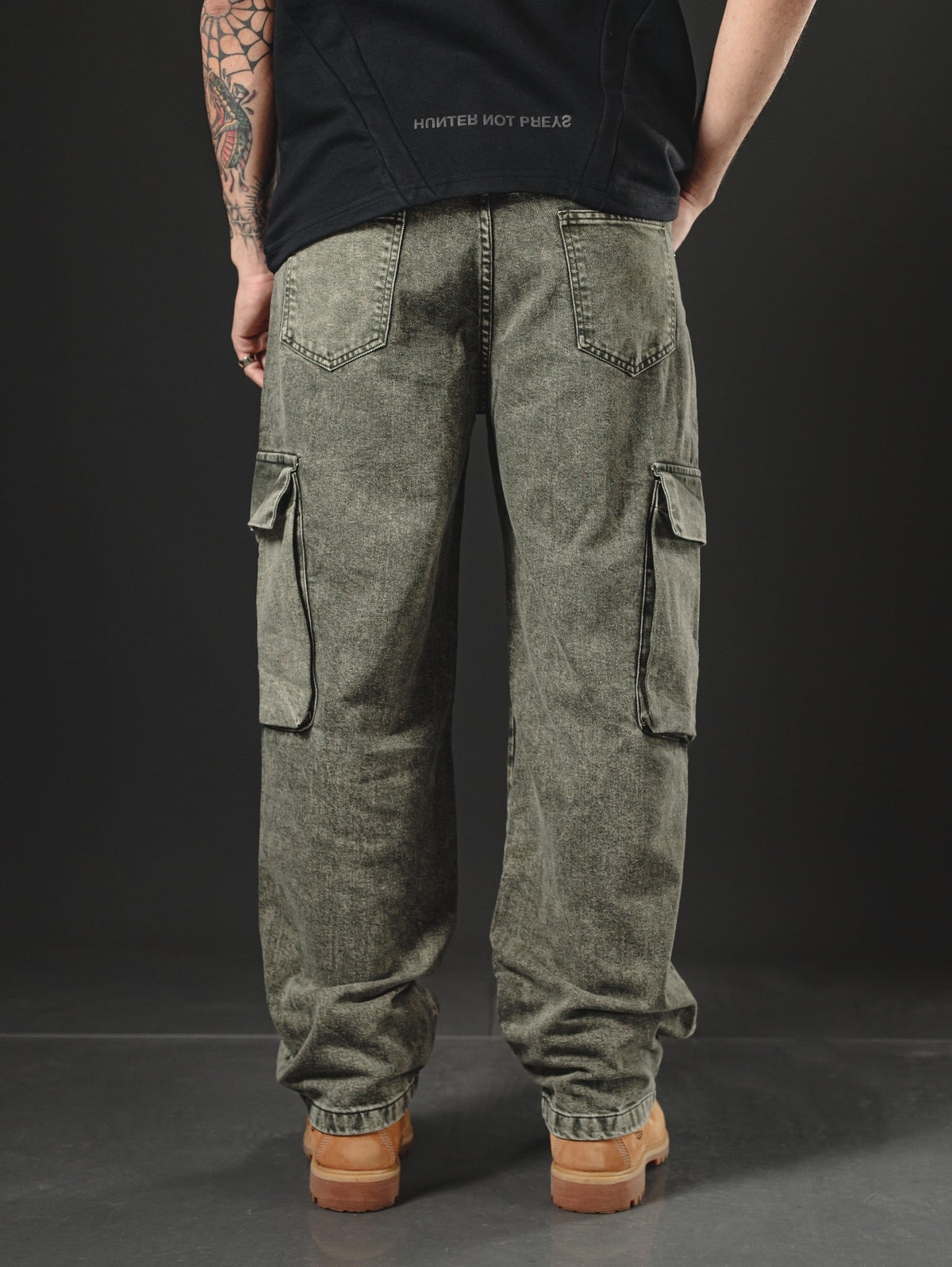 BAGGY GIANT POCKET GREEN SNOW