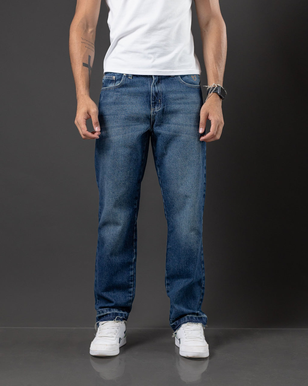 JEANS OTTO RECTO AZUL OXI C.RUEDO