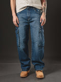 BAGGY GIANT POCKET  BLUE INTENSE