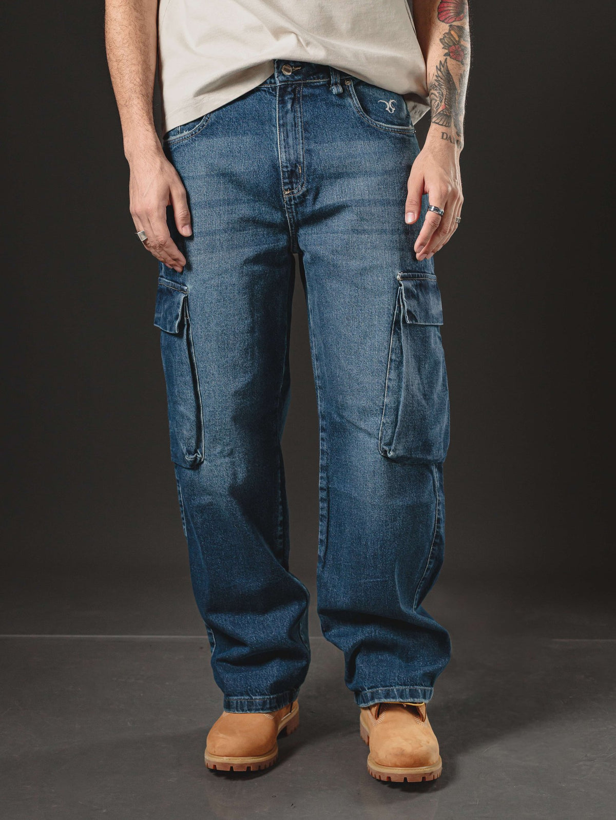 BAGGY GIANT POCKET  BLUE INTENSE