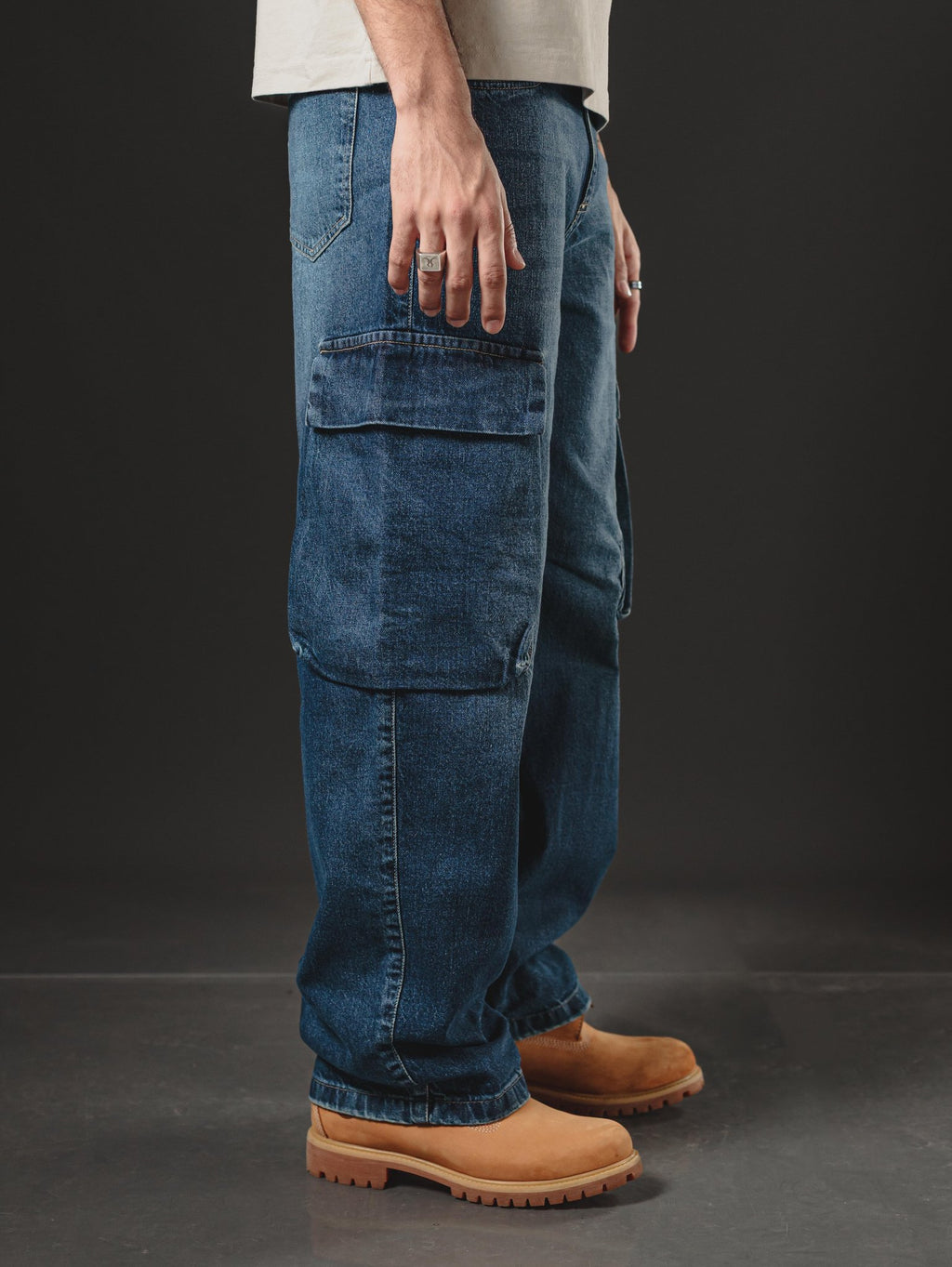 BAGGY GIANT POCKET  BLUE INTENSE
