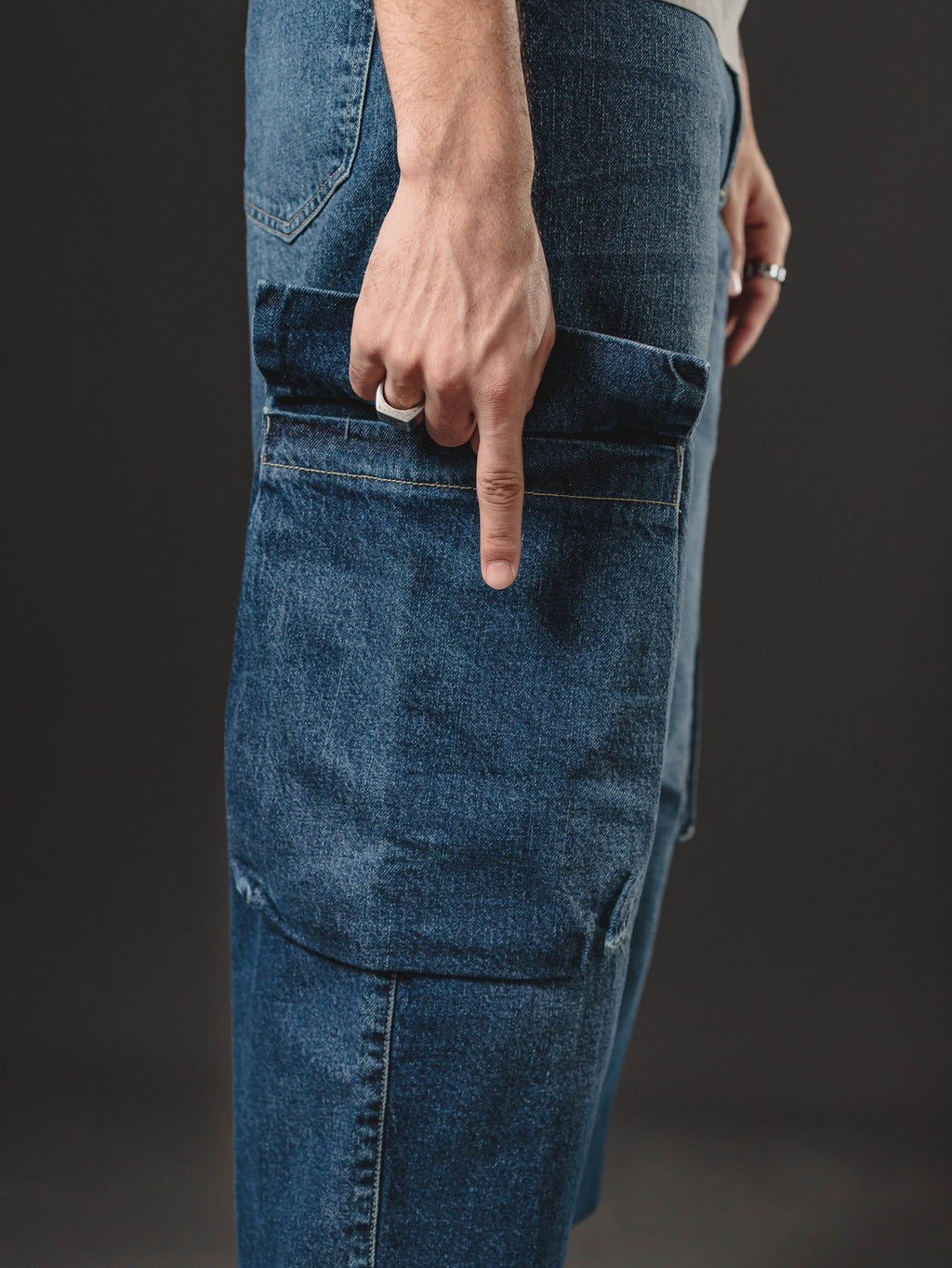 BAGGY GIANT POCKET  BLUE INTENSE