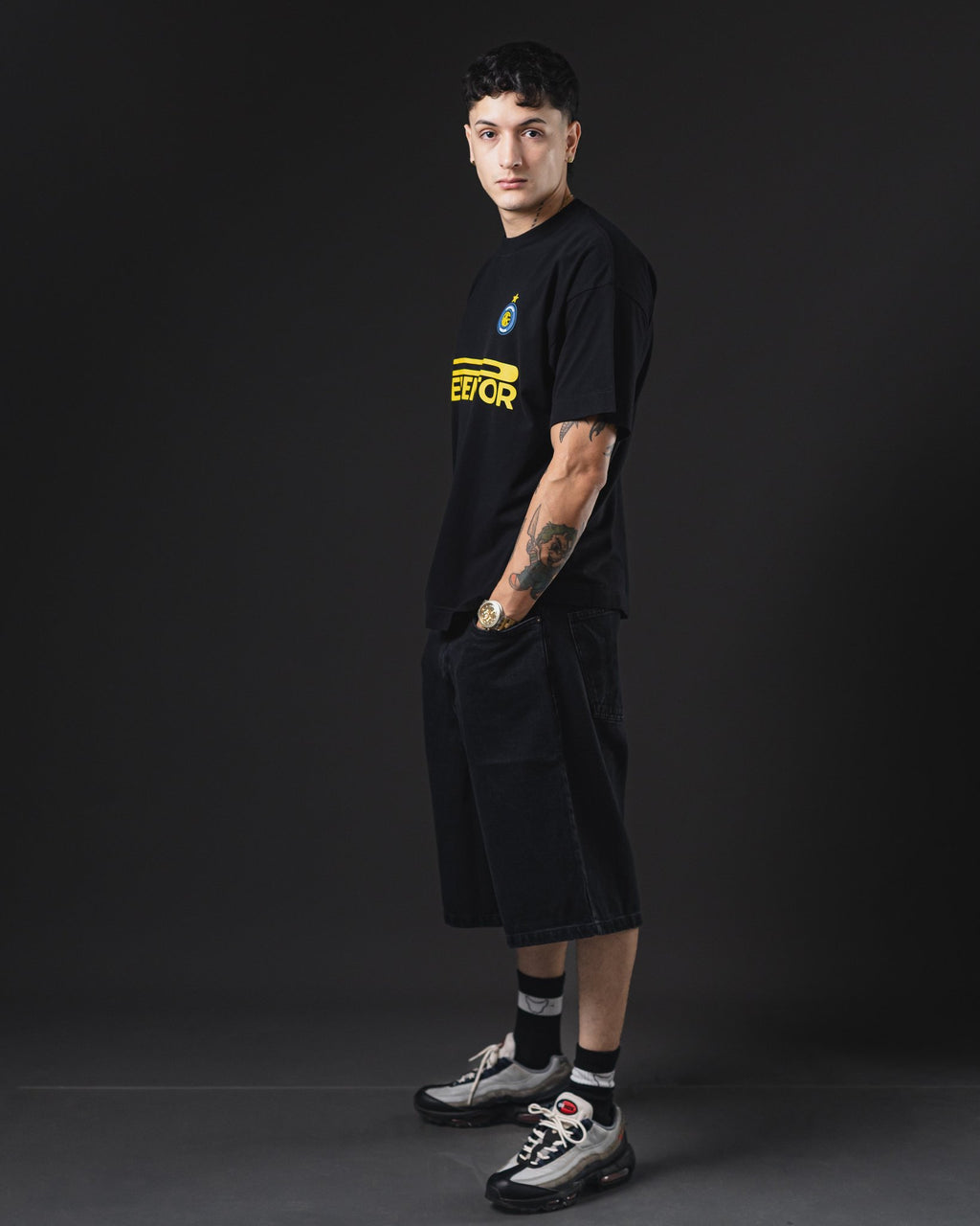 OVERSIZE REDENTOR INTER ADRIANO BLACK