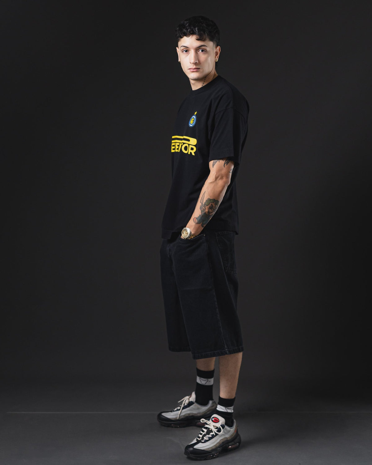 OVERSIZE REDENTOR INTER ADRIANO BLACK