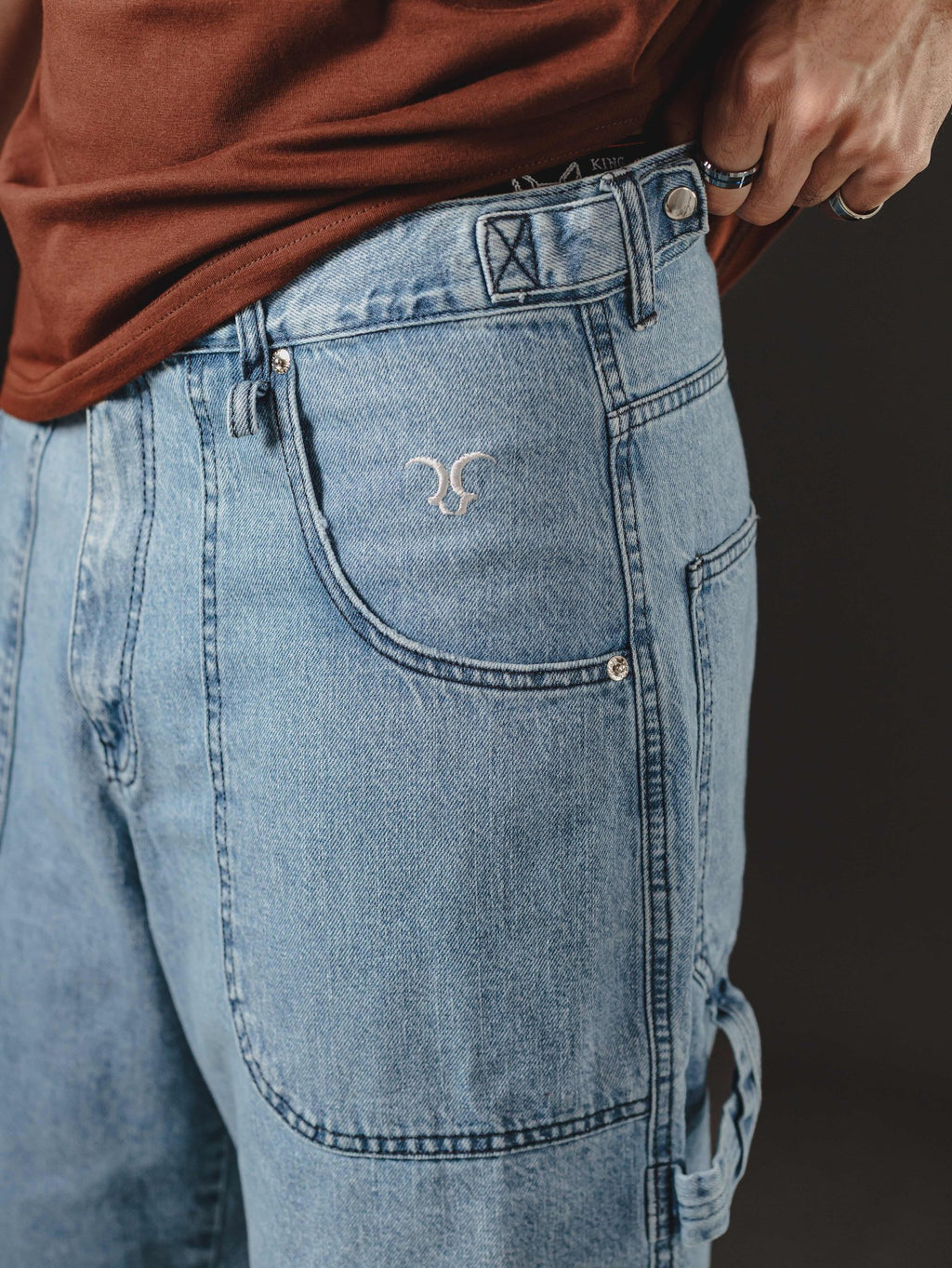 REDENTOR JORTS BLUE MID