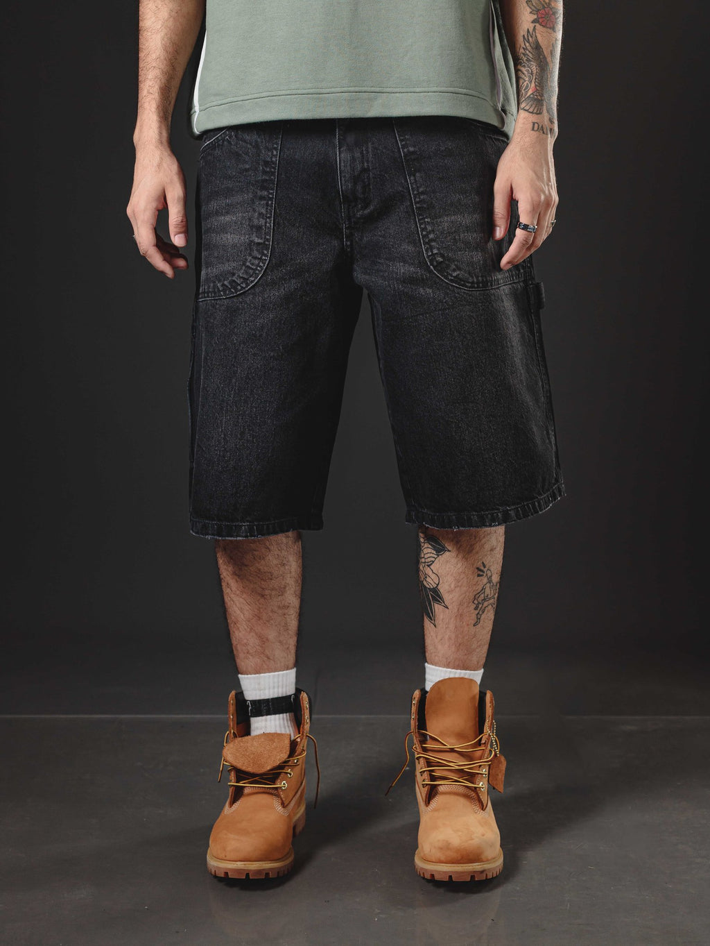 REDENTOR JORTS FULL BLACK