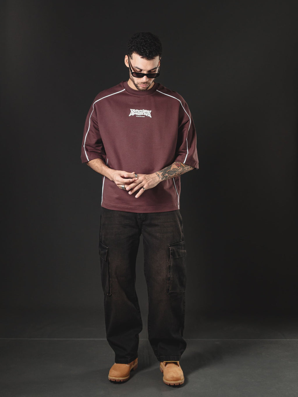 BAGGY GIANT POCKET  BLACK RUSTY
