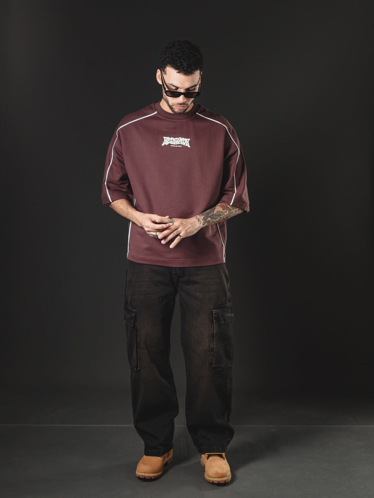BAGGY GIANT POCKET  BLACK RUSTY