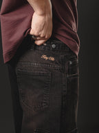 BAGGY GIANT POCKET  BLACK RUSTY