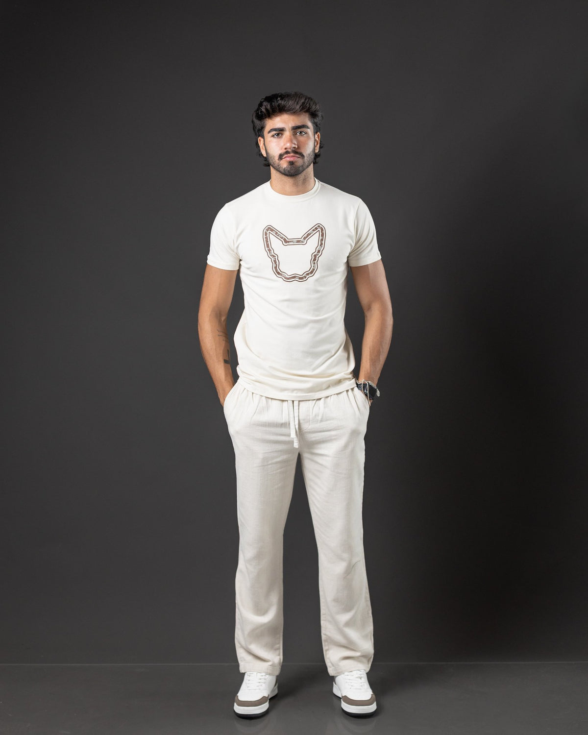 OTTO PANTALON DE LINO CRUDO