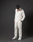 OTTO PANTALON DE LINO CRUDO