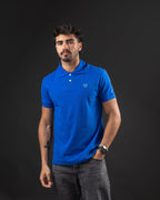REMERA POLO OTTO BASIC AZUL FRANCIA