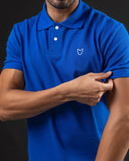 REMERA POLO OTTO BASIC AZUL FRANCIA
