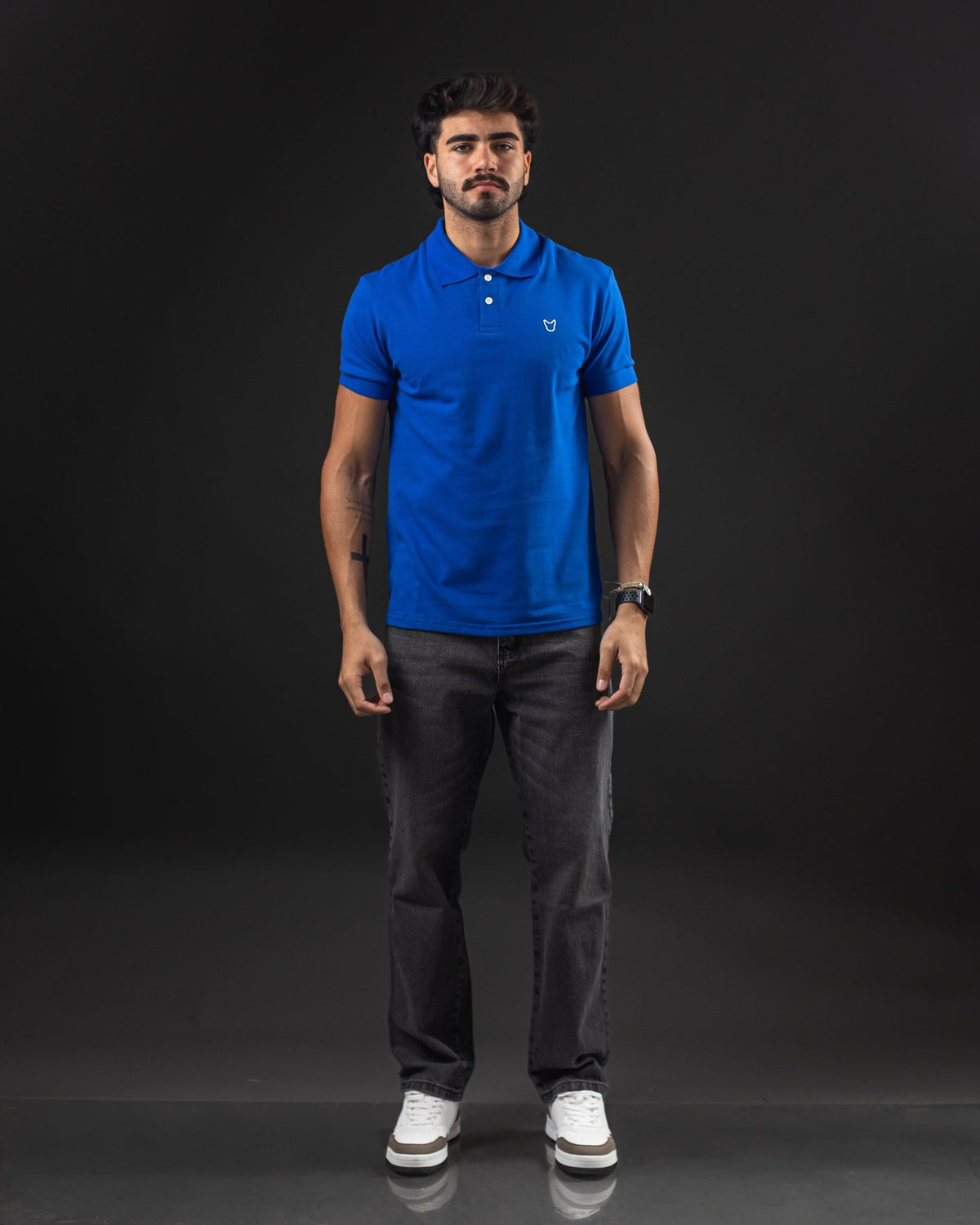 REMERA POLO OTTO BASIC AZUL FRANCIA