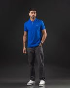 REMERA POLO OTTO BASIC AZUL FRANCIA