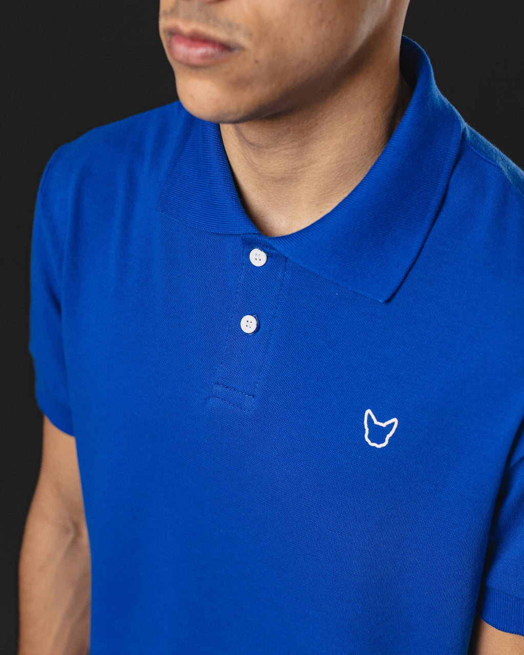 REMERA POLO OTTO BASIC AZUL FRANCIA