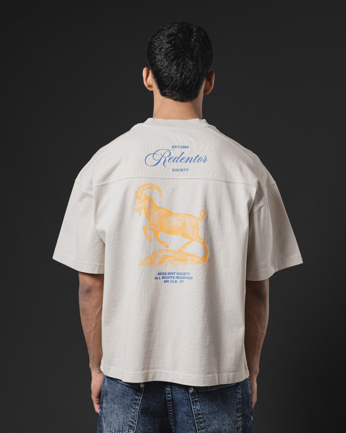 OVERSIZE REDENTOR SOCIETY CLUB CREAMY