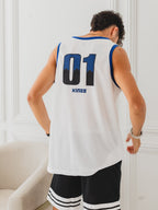 CAMISILLA OTTO BASKEBALL BLANCO/AZUL 2025
