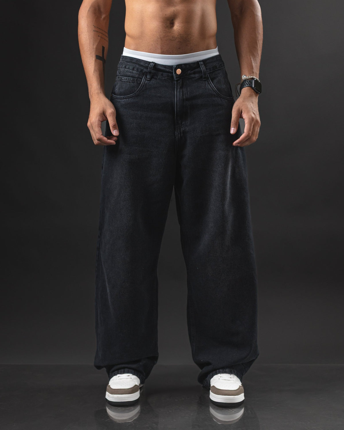 JEANS OTTO BAGGY NEGRO