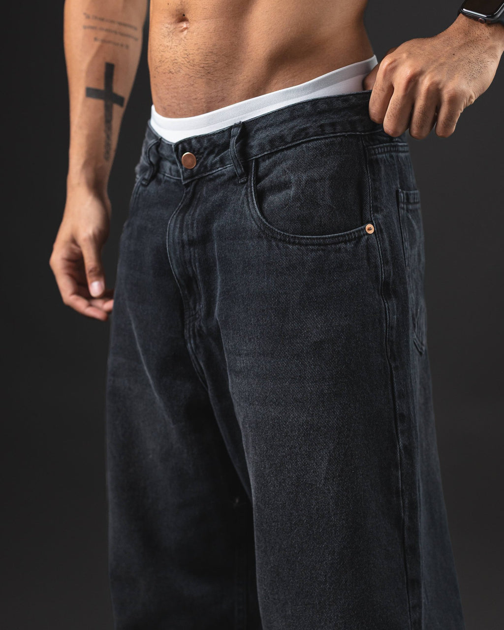 JEANS OTTO BAGGY NEGRO