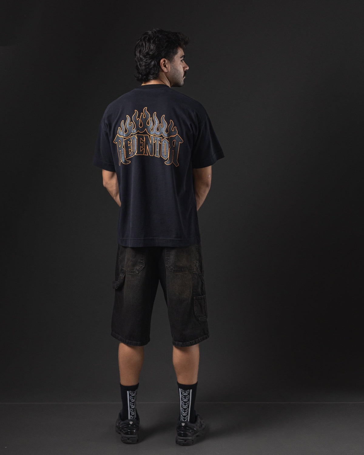 OVERSIZE REDENTOR FIRE BLACK