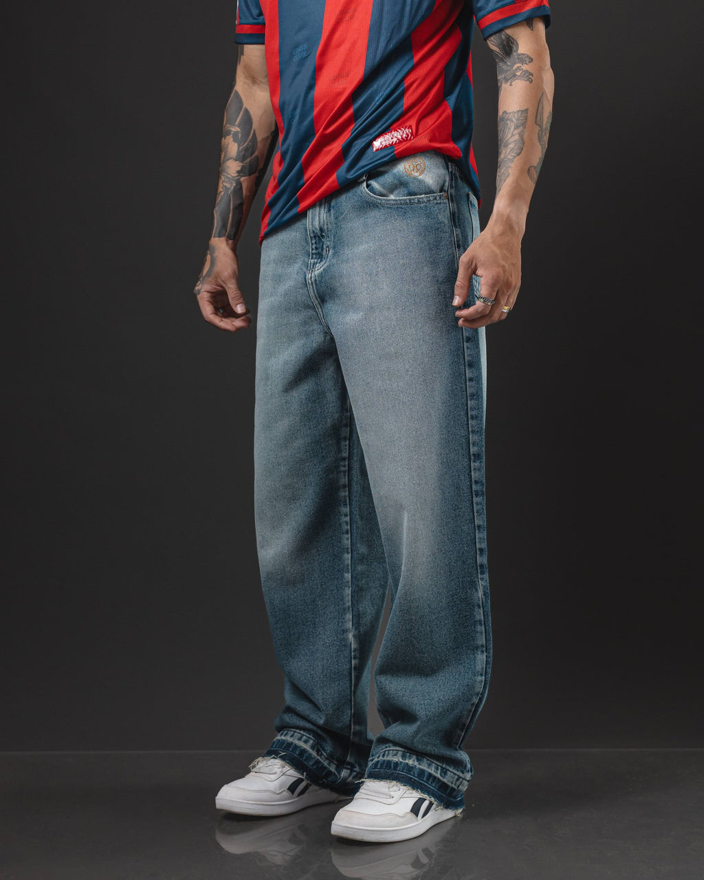 PANT. OTTO BAGGY BLUE INTER/OXI