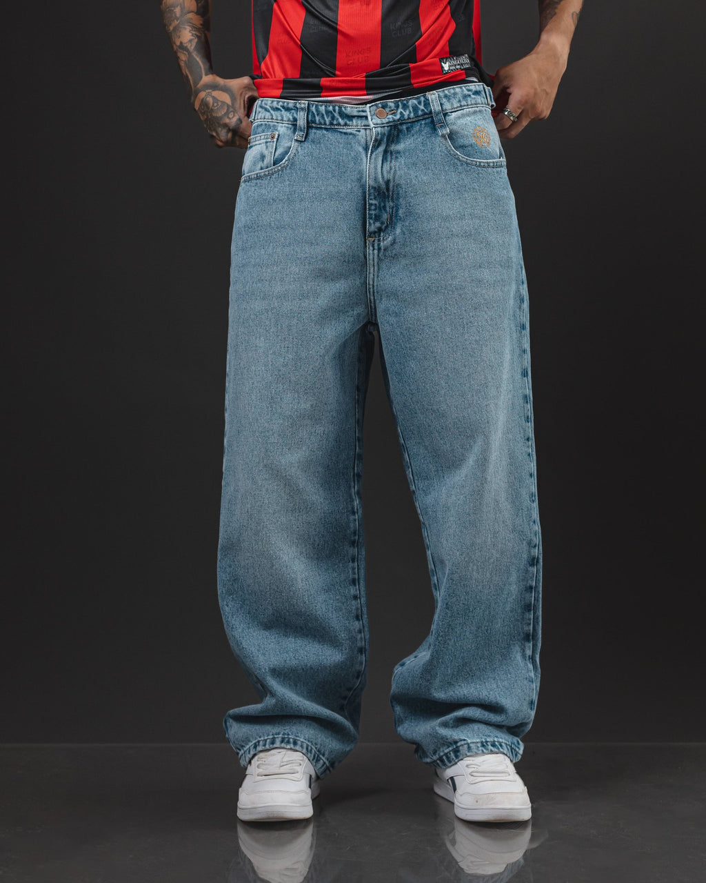 PANT. OTTO BAGGY CELESTE NEVADO