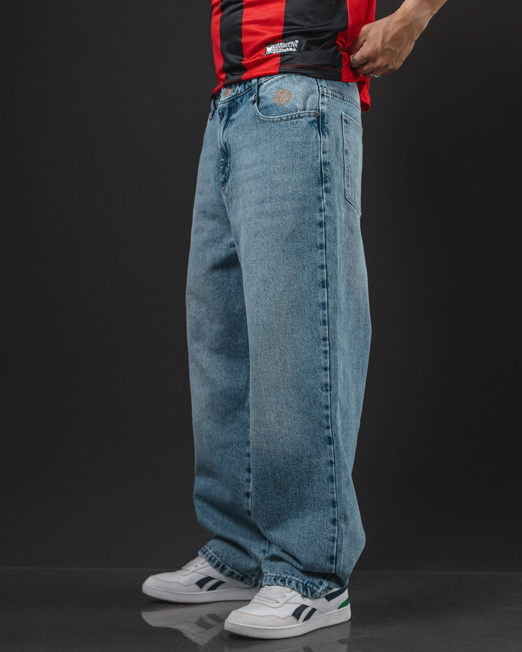 PANT. OTTO BAGGY CELESTE NEVADO