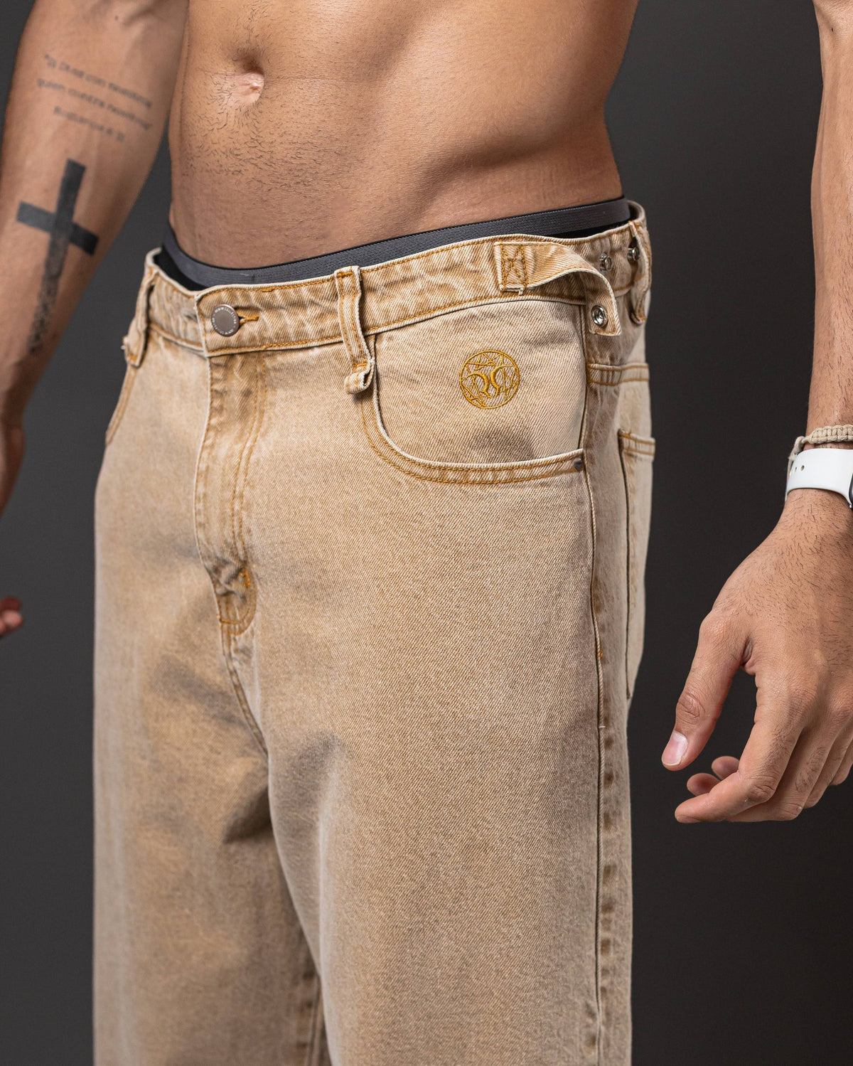 PANT. OTTO BAGGY VINTAGE PEACH