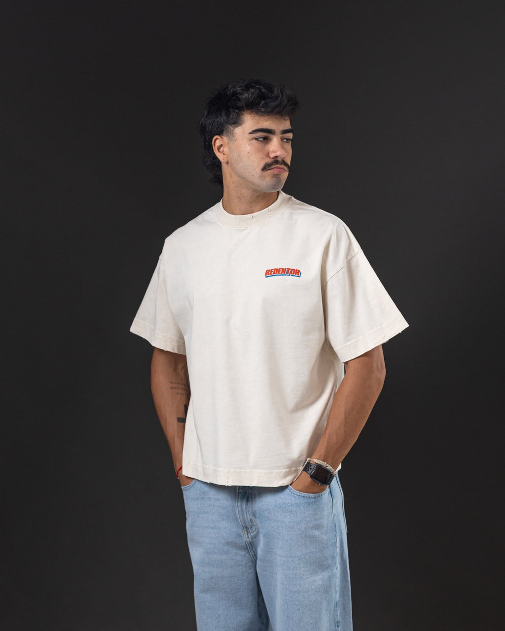 OVERSIZE REDENTOR MCLOVIN CREAMY