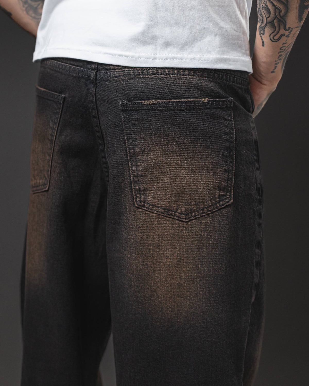 OTTO BAGGY NEGRO OXIDADO
