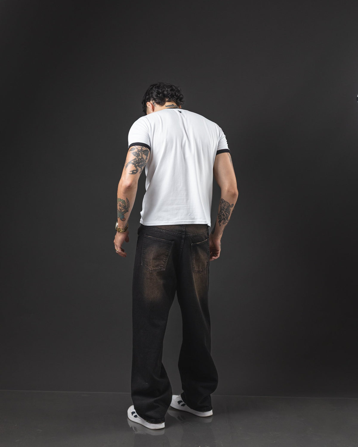 OTTO BAGGY NEGRO OXIDADO