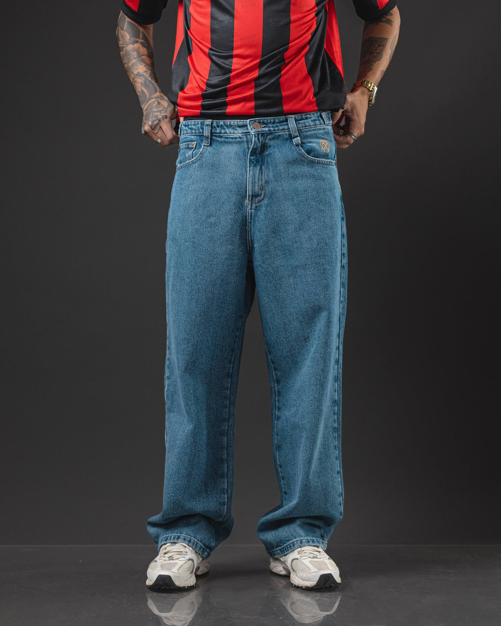 PANT. OTTO BAGGY BLUE INTERMEDIO