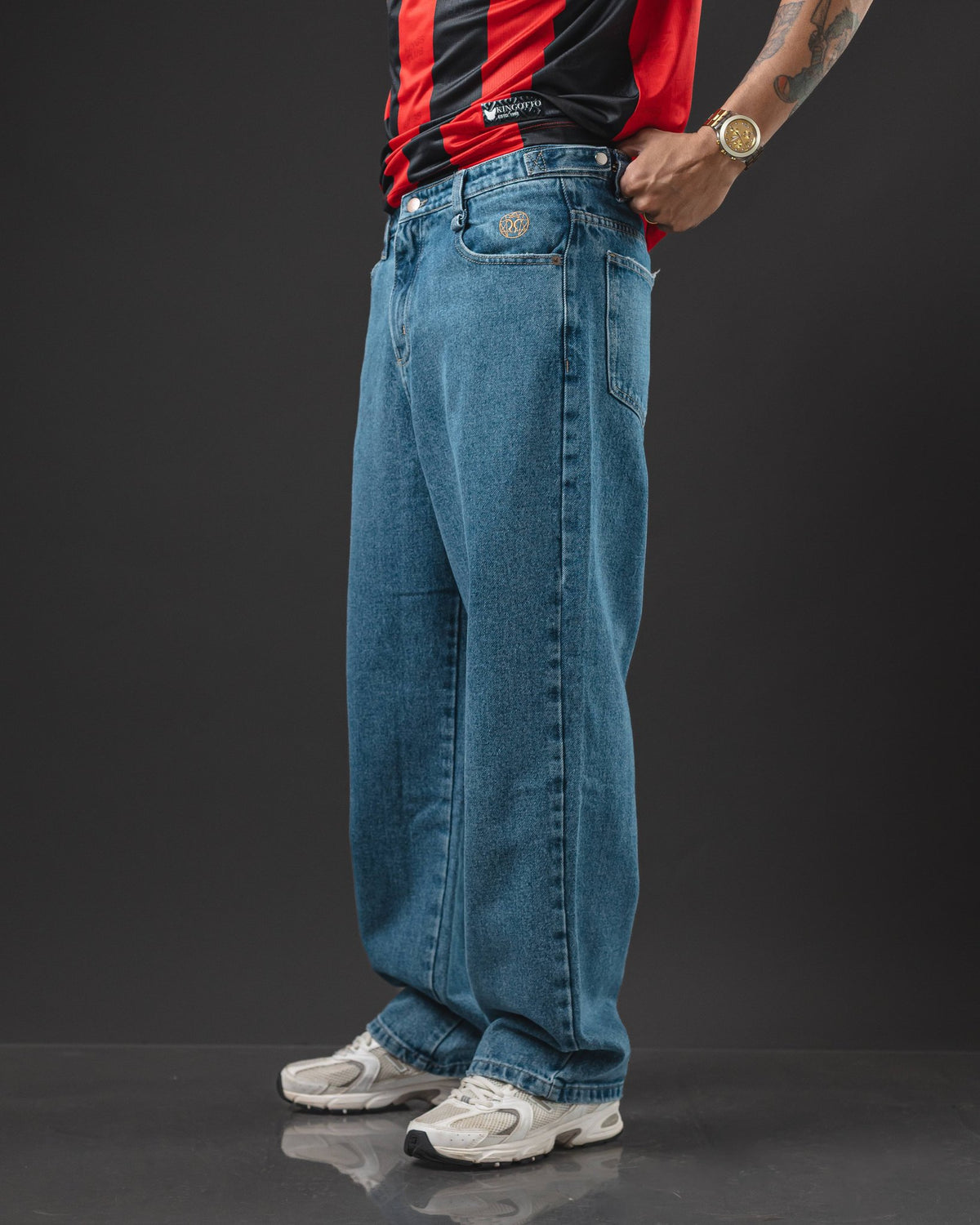 PANT. OTTO BAGGY BLUE INTERMEDIO