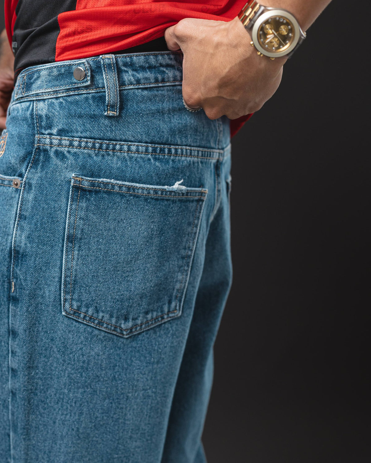 PANT. OTTO BAGGY BLUE INTERMEDIO