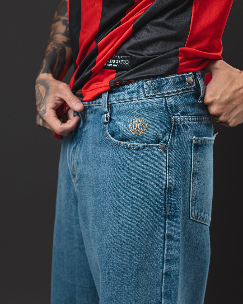 PANT. OTTO BAGGY BLUE INTERMEDIO