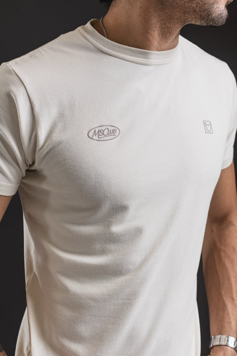 T-SHIRT OTTO NEW BASIC MSCLUB CREAMY