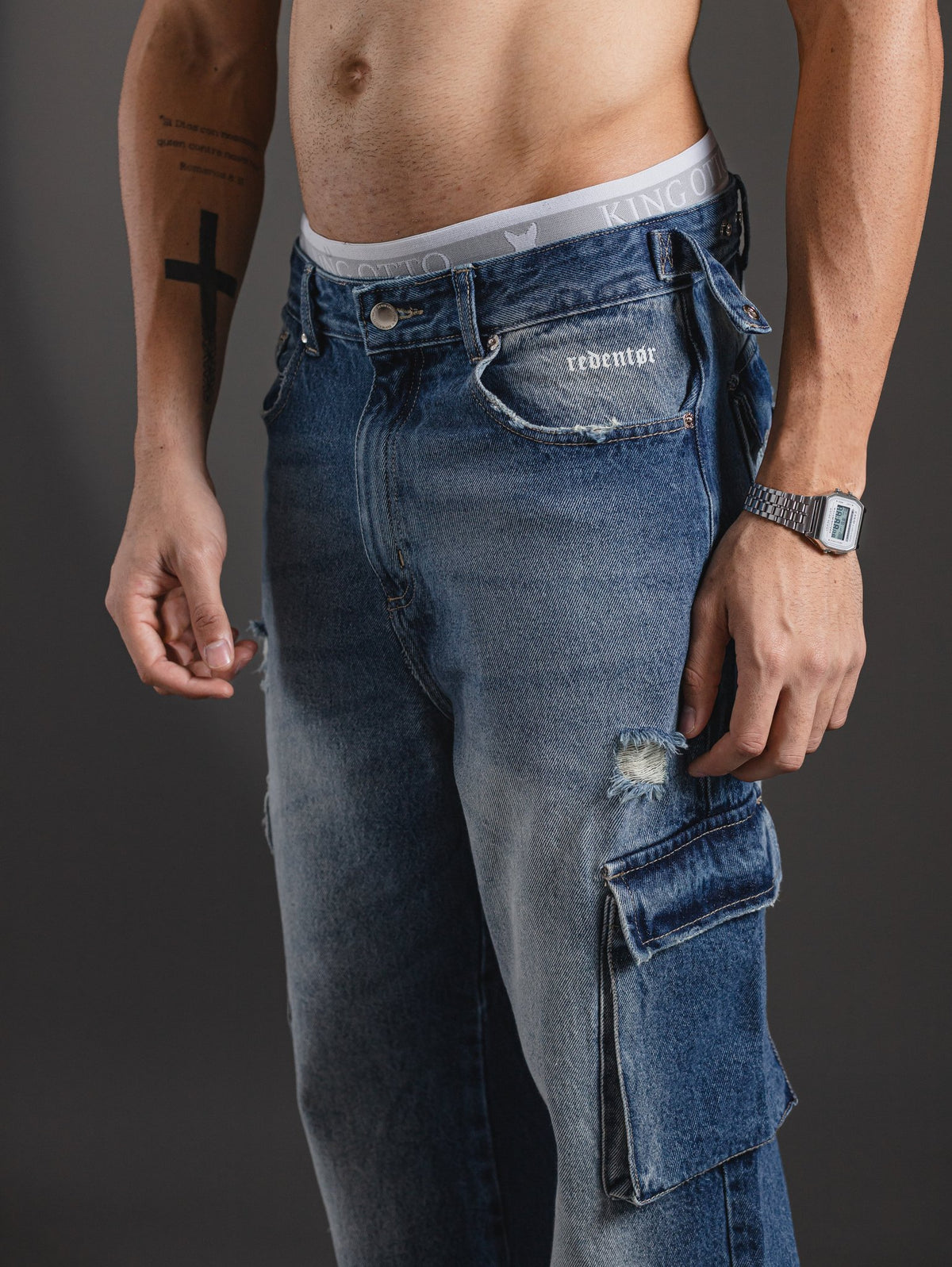 JEANS RDTR DISRUPTOR AZUL OSCURO CT