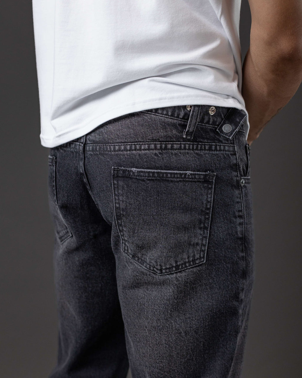 JEANS OTTO RECTO NEGRO C/ LOC