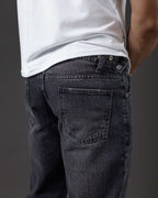 JEANS OTTO RECTO NEGRO C/ LOC