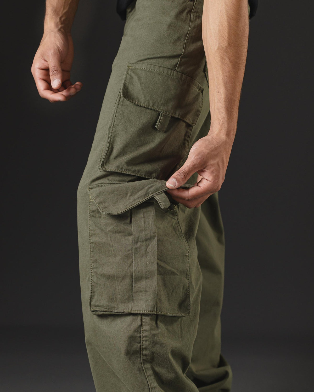 OTTO CARGO 4 BOLSILLOS VERDE MUSGO
